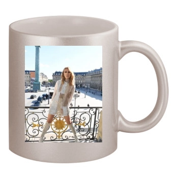 Celine Dion 11oz Metallic Silver Mug