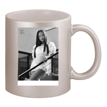 Christina Milian 11oz Metallic Silver Mug