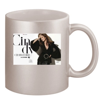 Cindy Crawford 11oz Metallic Silver Mug