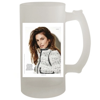 Cindy Crawford 16oz Frosted Beer Stein