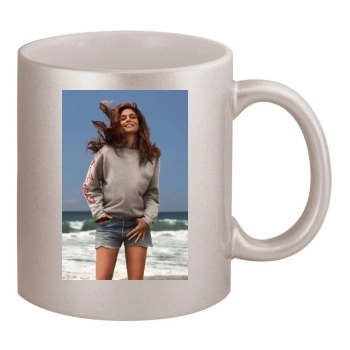 Cindy Crawford 11oz Metallic Silver Mug