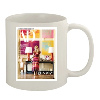 Claudia Schiffer 11oz White Mug