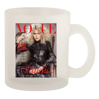 Claudia Schiffer 10oz Frosted Mug