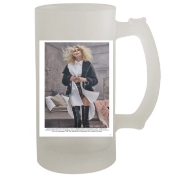 Claudia Schiffer 16oz Frosted Beer Stein