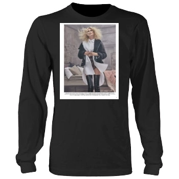 Claudia Schiffer Men's Heavy Long Sleeve TShirt