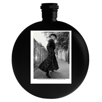 Claudia Schiffer Round Flask