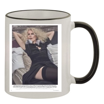 Claudia Schiffer 11oz Colored Rim & Handle Mug