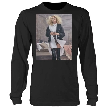 Claudia Schiffer Men's Heavy Long Sleeve TShirt