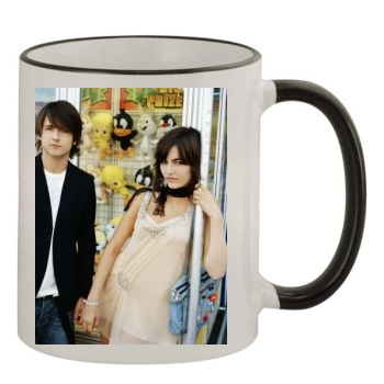 Camilla Belle 11oz Colored Rim & Handle Mug