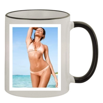 Candice Swanepoel 11oz Colored Rim & Handle Mug