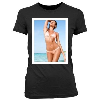 Candice Swanepoel Women's Junior Cut Crewneck T-Shirt