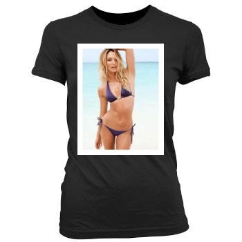 Candice Swanepoel Women's Junior Cut Crewneck T-Shirt