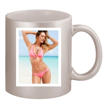 Candice Swanepoel 11oz Metallic Silver Mug