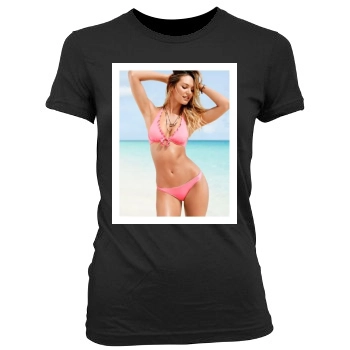 Candice Swanepoel Women's Junior Cut Crewneck T-Shirt