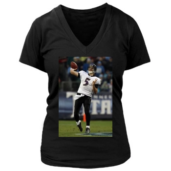 Baltimore Ravens Women's Deep V-Neck TShirt