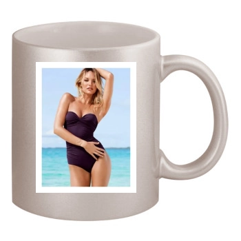 Candice Swanepoel 11oz Metallic Silver Mug