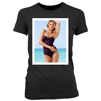 Candice Swanepoel Women's Junior Cut Crewneck T-Shirt