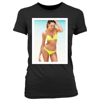 Candice Swanepoel Women's Junior Cut Crewneck T-Shirt