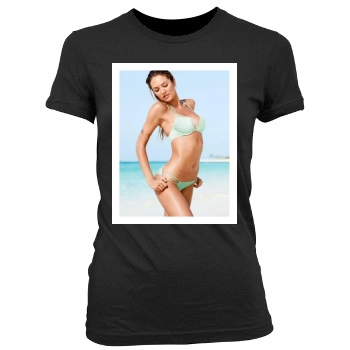 Candice Swanepoel Women's Junior Cut Crewneck T-Shirt