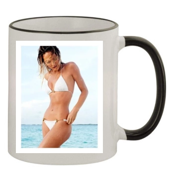 Candice Swanepoel 11oz Colored Rim & Handle Mug