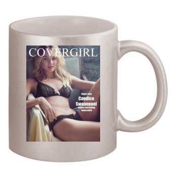 Candice Swanepoel 11oz Metallic Silver Mug