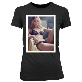 Candice Swanepoel Women's Junior Cut Crewneck T-Shirt