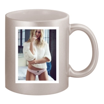 Candice Swanepoel 11oz Metallic Silver Mug