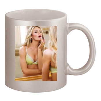 Candice Swanepoel 11oz Metallic Silver Mug