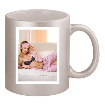 Candice Swanepoel 11oz Metallic Silver Mug