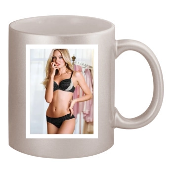 Candice Swanepoel 11oz Metallic Silver Mug