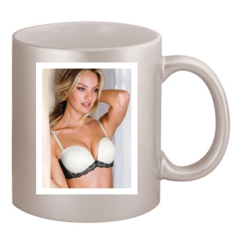 Candice Swanepoel 11oz Metallic Silver Mug