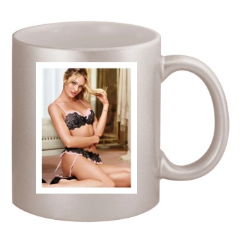 Candice Swanepoel 11oz Metallic Silver Mug