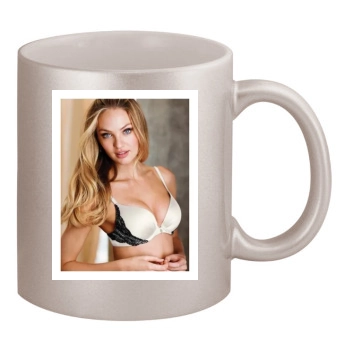 Candice Swanepoel 11oz Metallic Silver Mug