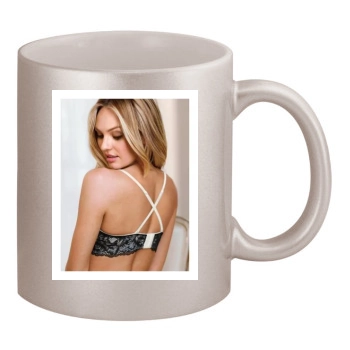 Candice Swanepoel 11oz Metallic Silver Mug