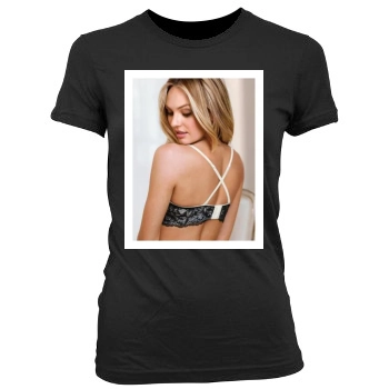 Candice Swanepoel Women's Junior Cut Crewneck T-Shirt