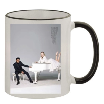 Candice Swanepoel 11oz Colored Rim & Handle Mug