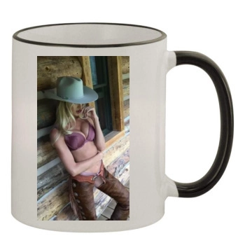 Candice Swanepoel 11oz Colored Rim & Handle Mug