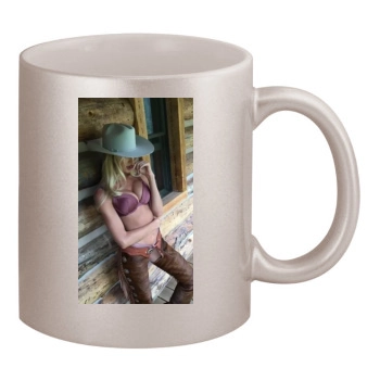 Candice Swanepoel 11oz Metallic Silver Mug