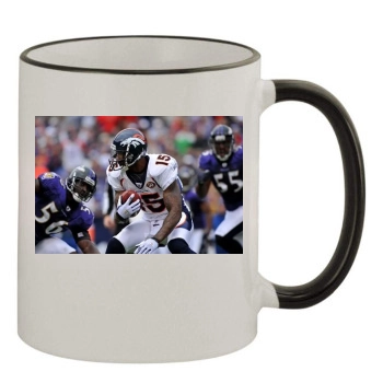 Brandon Marshall 11oz Colored Rim & Handle Mug