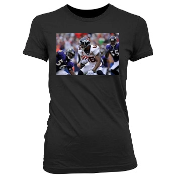 Brandon Marshall Women's Junior Cut Crewneck T-Shirt