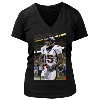 Brandon Marshall Women's Deep V-Neck TShirt