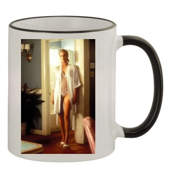 Charlize Theron 11oz Colored Rim & Handle Mug