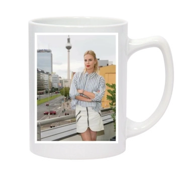 Charlize Theron 14oz White Statesman Mug