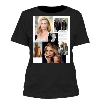 Charlize Theron Women's Cut T-Shirt