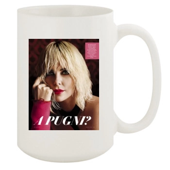 Charlize Theron 15oz White Mug