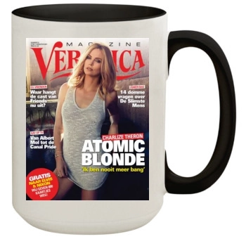 Charlize Theron 15oz Colored Inner & Handle Mug