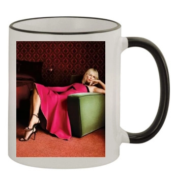 Charlize Theron 11oz Colored Rim & Handle Mug