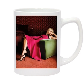 Charlize Theron 14oz White Statesman Mug