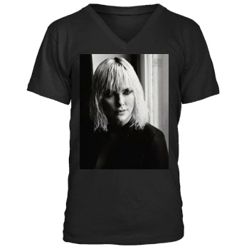 Charlize Theron Men's V-Neck T-Shirt