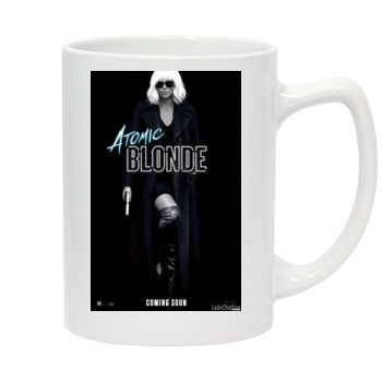 Charlize Theron 14oz White Statesman Mug